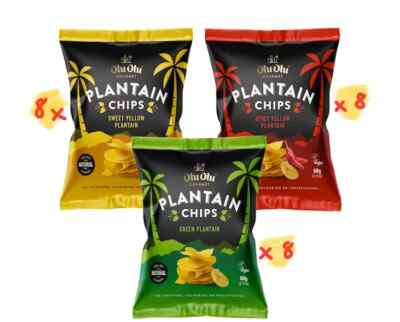 Olu Olu Plantain Chips 3 Packs
